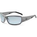 Ergodyne Skullerz Thor Safety Glasses, Indoor/Outdoor Lens, Matte Gray Frame 51180